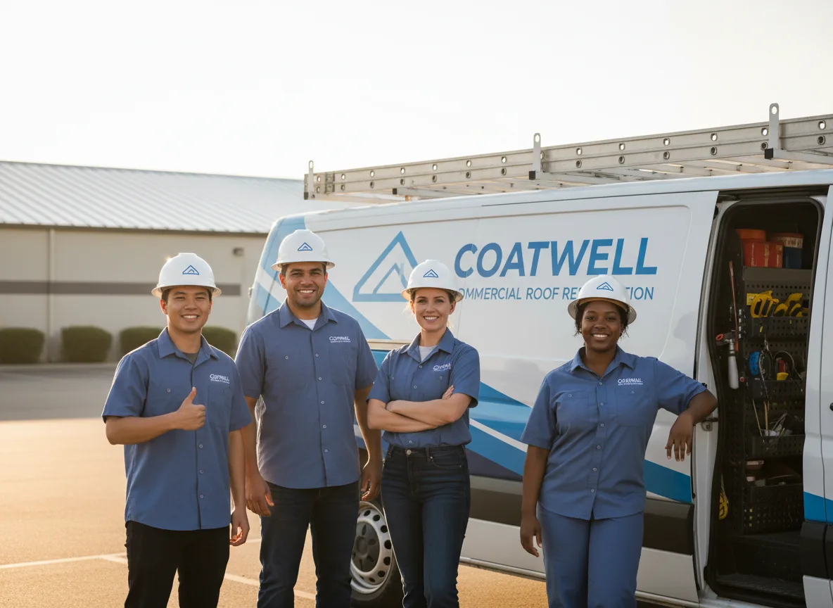 Commercial roof coating company in Quaker City, OH